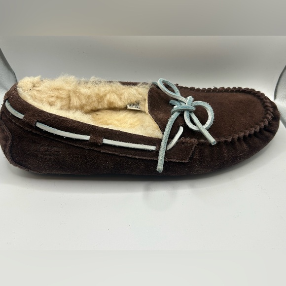 UGG Dakota moccasin slippers in Chocolate Brown - Picture 11 of 15